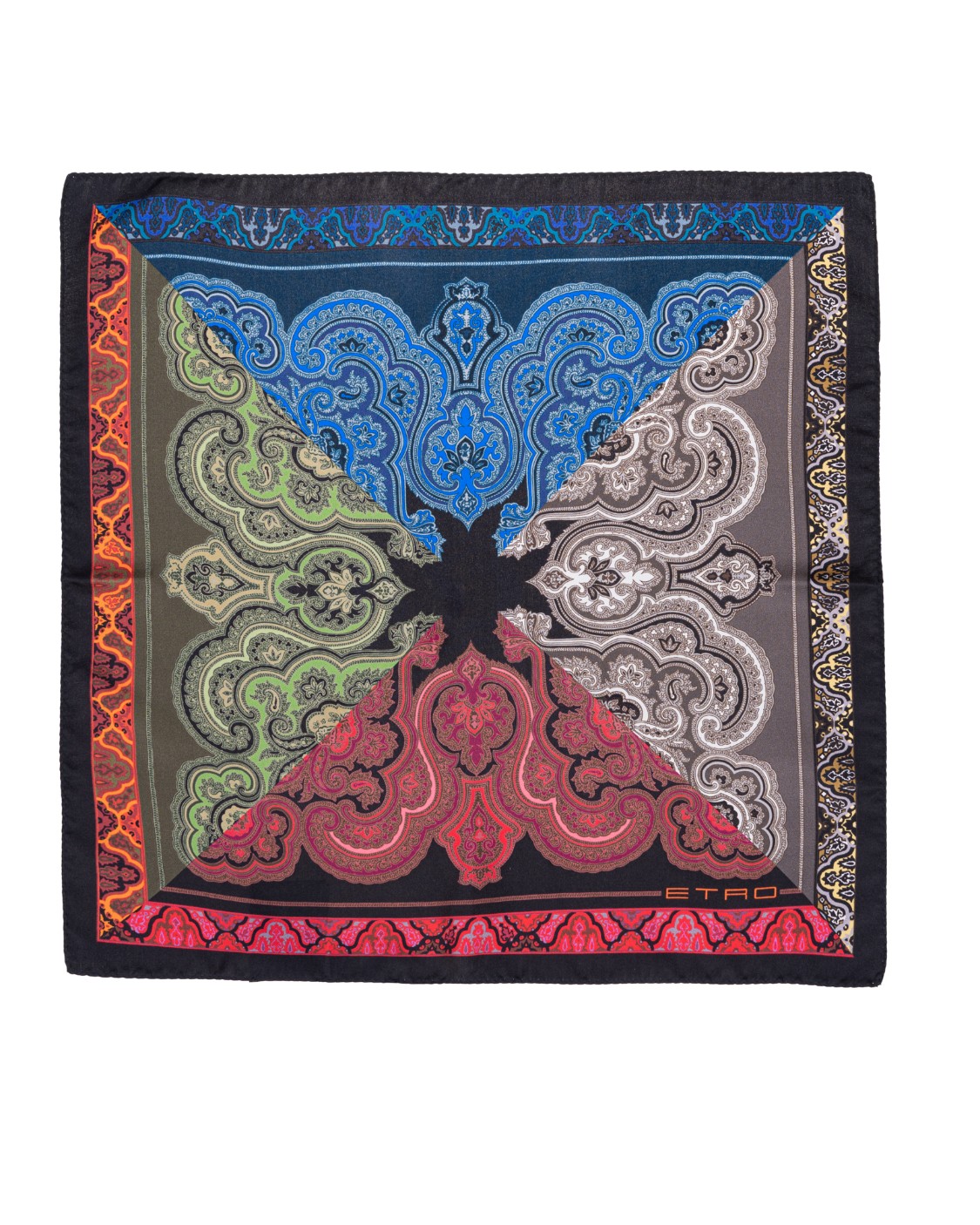 shop ETRO  Pochette Uomo: Etro fazzoletto da taschino in twill di seta.
Stampa piazzata Paisley ornamentale.
Dimensioni: 45 x 45 cm.
Composizione: 100% Seta.
Fabbricato in Italia.. 1T199 4001-1 number 3159159